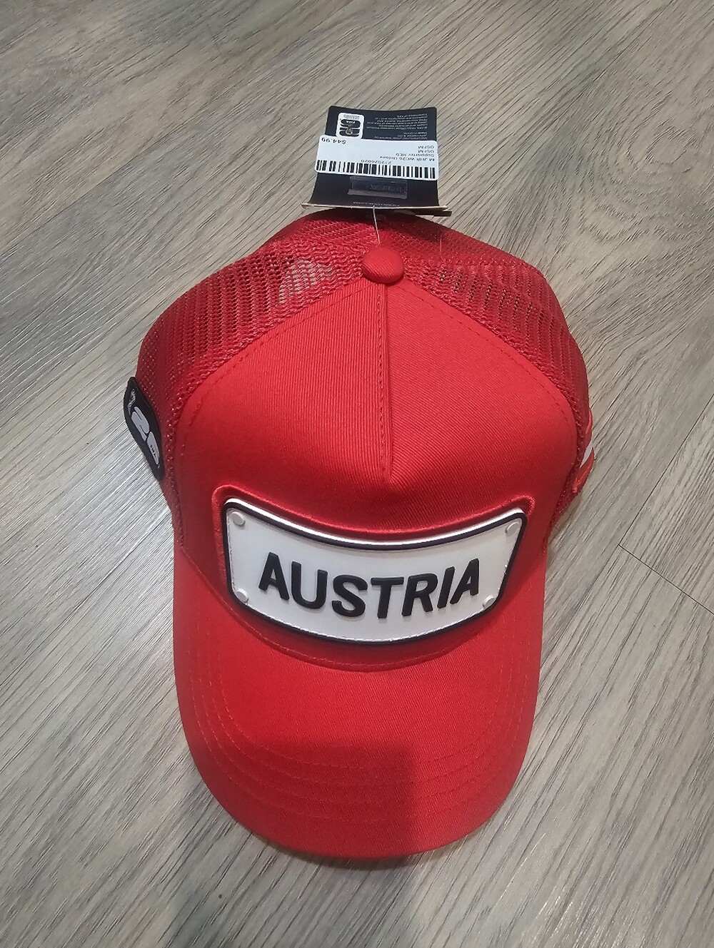 FIFA 2026 - New with Tags Red Austria Patch Trucker Cap